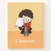 Carnet Chibi HARRY POTTER™ & Hedwig (Dos)