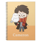 Carnet Chibi HARRY POTTER™ & Hedwig (Devant)