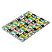 Carnet Chibi Joker et Batman Motif de cartes de jeu (Côté gauche)