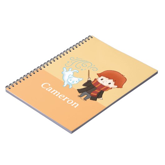 Carnet Chibi Ron Weasley Patronus (Côté gauche)