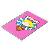 Carnet Chibi Supergirl Starburst Coeur et logo (Côté gauche)