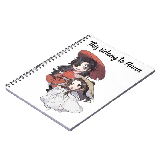 Carnet Chibi Tianguan Cifu  Spiral Photo Notebook (Côté gauche)