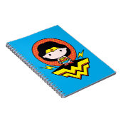 Carnet Chibi Wonder Woman avec Pois et logo (Côté Droit)