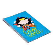 Carnet Chibi Wonder Woman Voler Avec Lasso (Côté Droit)
