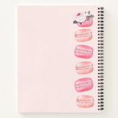 Carnet Chic Aquarelle Floral Rose Français Macaron Recett (Dos)