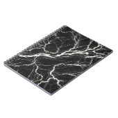 Carnet Chic  Aspect Marbre Noir & Blanc  Glamour (Côté gauche)