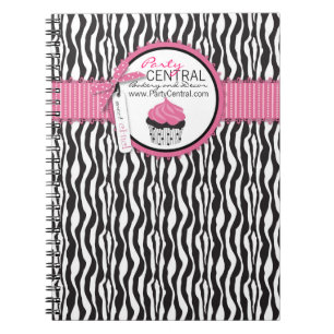 Carnet chic d'affaires de petit gâteau de boutique