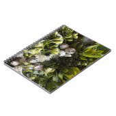 Carnet Chic Dark Green Botanical Leaves (Côté gauche)