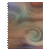 Carnet Chic Earthy | Agate en pierre de cuivre naturel (Devant)