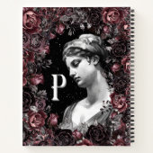 CARNET CHIC FLORAL VINTAGE BAROQUE MONOGRAM PERSONNALISÉ (Dos)