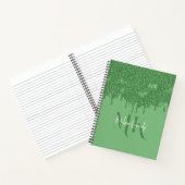 Carnet Chic Girly Green Parties scintillant Lecteurs Mono (Intérieur)