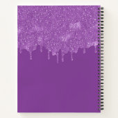 Carnet Chic Girly Purple Parties scintillant Drivers Mono (Dos)
