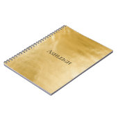 Carnet Chic Glam Gold (Côté gauche)