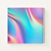 Carnet Chic holographique monogramme de parties scintilla (Dos)
