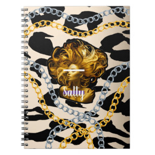 Carnet Chic Luxurious Wild Salty Girl Anniversaire Gift g