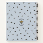 Carnet Chic Meilleure Maman Ever Royal Queen Bee Bleu cla (Dos)