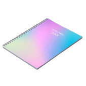 Carnet Chic Pastel Holographic Customize (Côté gauche)