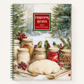 Carnet Chic Personnalisé Classique Recettes de Vac (Devant)