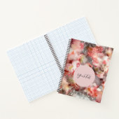 Carnet Chic, rose girly, féminine typographie script (Intérieur)