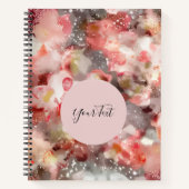 Carnet Chic, rose girly, féminine typographie script (Devant)
