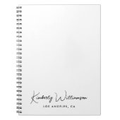 Carnet Chic Signature Script Business (Devant)