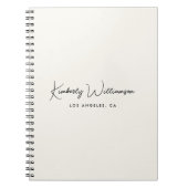 Carnet Chic Signature Script Monogram Business (Devant)