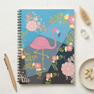 Carnet Chic Tendance Élégant Mignon Rose Féminin Floral F