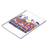 Carnet Chicago Confetti (Côté gauche)