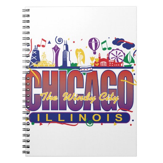 Carnet Chicago Confetti (Devant)