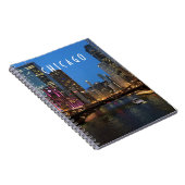 Carnet Chicago River la nuit (Côté Droit)