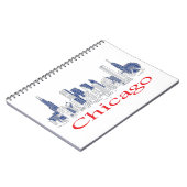 Carnet Chicago-Skyline (Côté gauche)