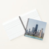 Carnet Chicago Skyline Avec Le Lac Michigan (Intérieur)