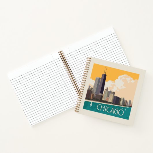 Carnet Chicago | Skyline moderne (Intérieur)