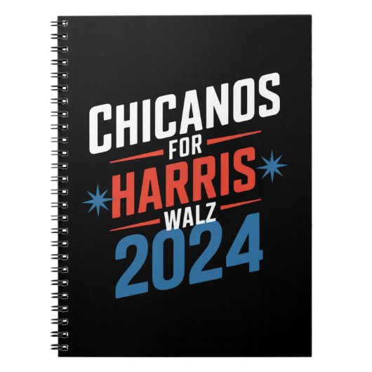 Carnet Chicanos pour Harris Walz Présidentielle 2024 (Devant)