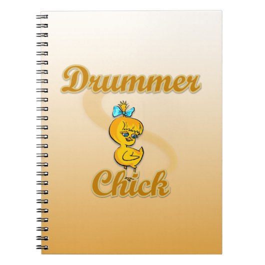 Carnet Chick batteur (Devant)