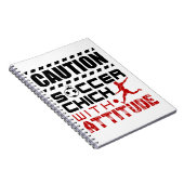 Carnet Chick de football avec l'attitude drôle Joueur Ado (Côté Droit)