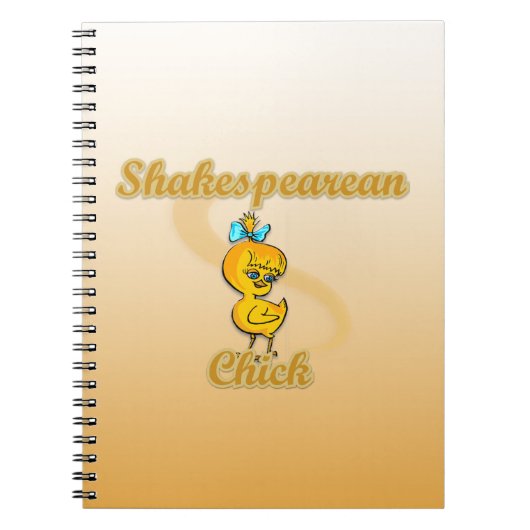 Carnet Chick Shakespeare (Devant)