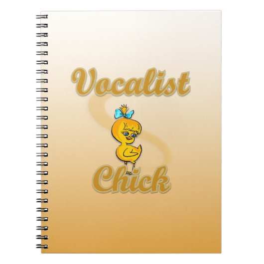 Carnet Chick vocaliste (Devant)