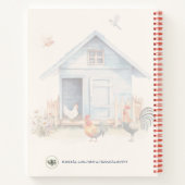 Carnet Chicken Coop Manager Enfants Entreprises (Dos)