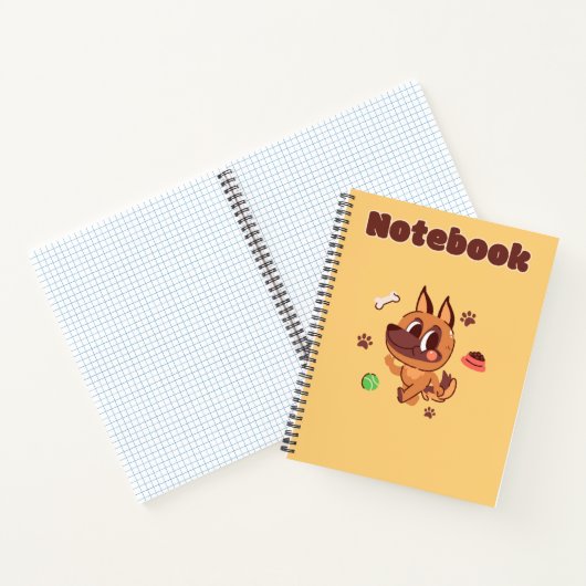 Carnet 🥨 chien 💛 ✨ 💗 🐶 (Intérieur)