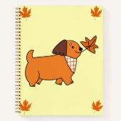 Carnet 🤎 chien 🍪 🍁 (Devant)