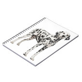 Carnet Chien à chiots amoureux de Dalmatie - Chien à pomp (Côté gauche)
