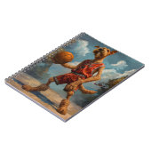 Carnet Chien Airedale jouant au basket-ball (Côté gauche)