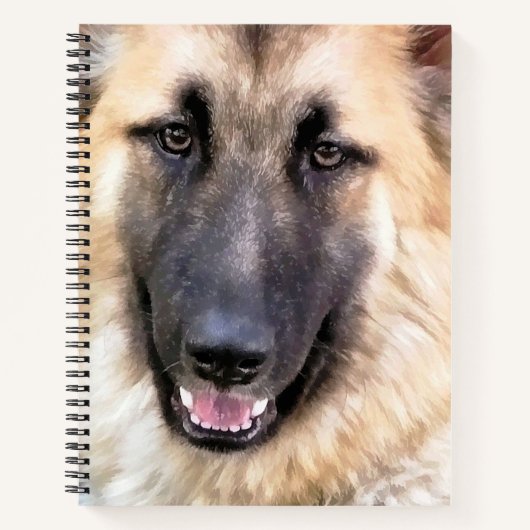 CARNET CHIEN ALLEMAND SHEPHERD (Devant)