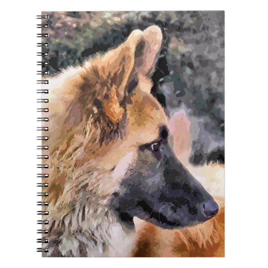 CARNET CHIEN ALLEMAND SHEPHERD (Devant)