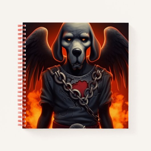 Carnet Chien Ange (Devant)