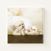 Carnet Chien angélique et chat sur Cloud (Dos)