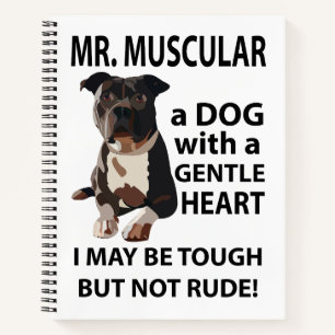 Carnet Chien Animal de compagnie Pitbull