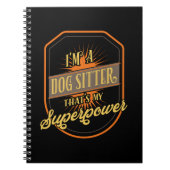 Carnet Chien assis chien Sitter (Devant)