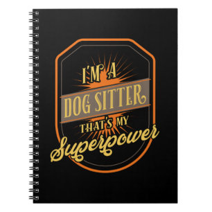 Carnet Chien assis chien Sitter
